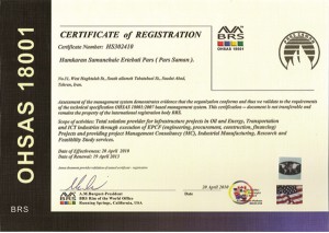 OHSAS 18001:2007 for Occupational Health and Safety management system